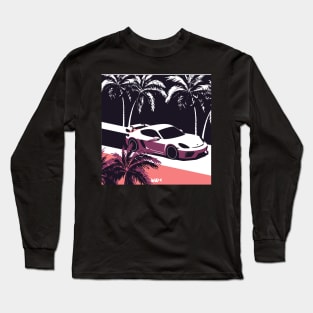 718 Cayman GT4 in the Palm Biome (Lavender) Long Sleeve T-Shirt